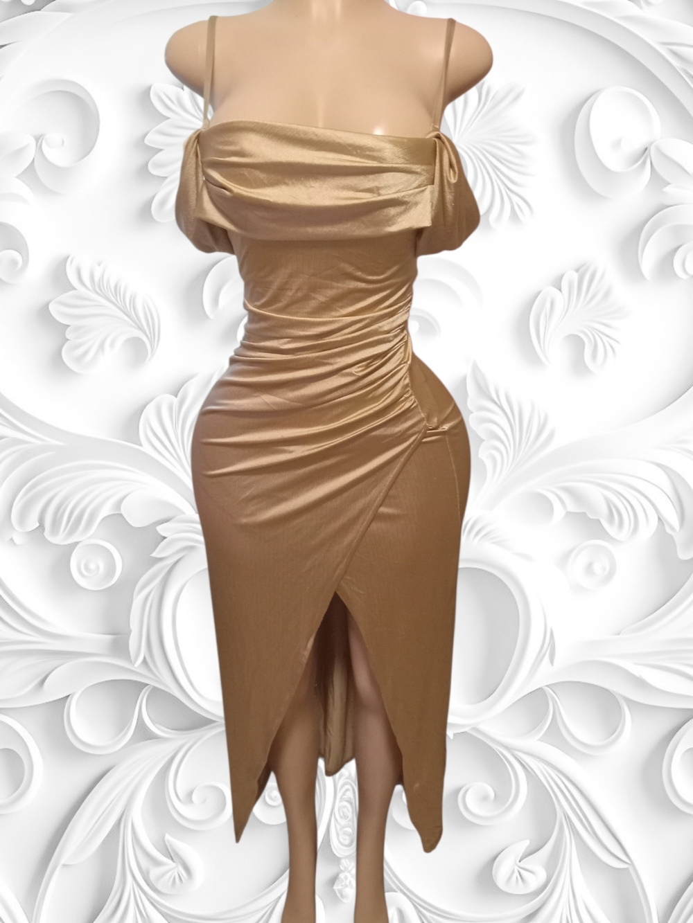 Elegant Popilush Dress Brand New Built In Faja Bodycon